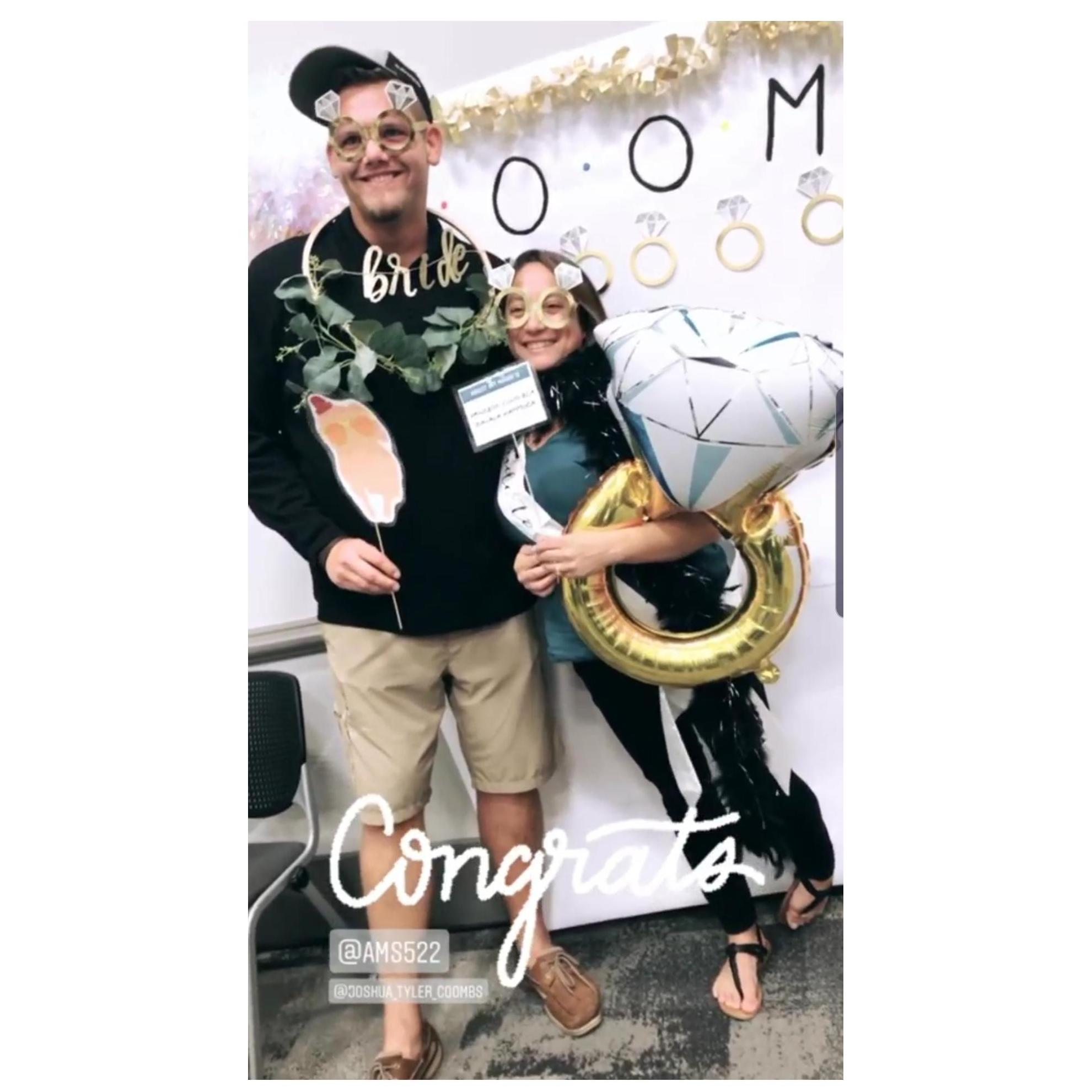 Suprise wedding shower