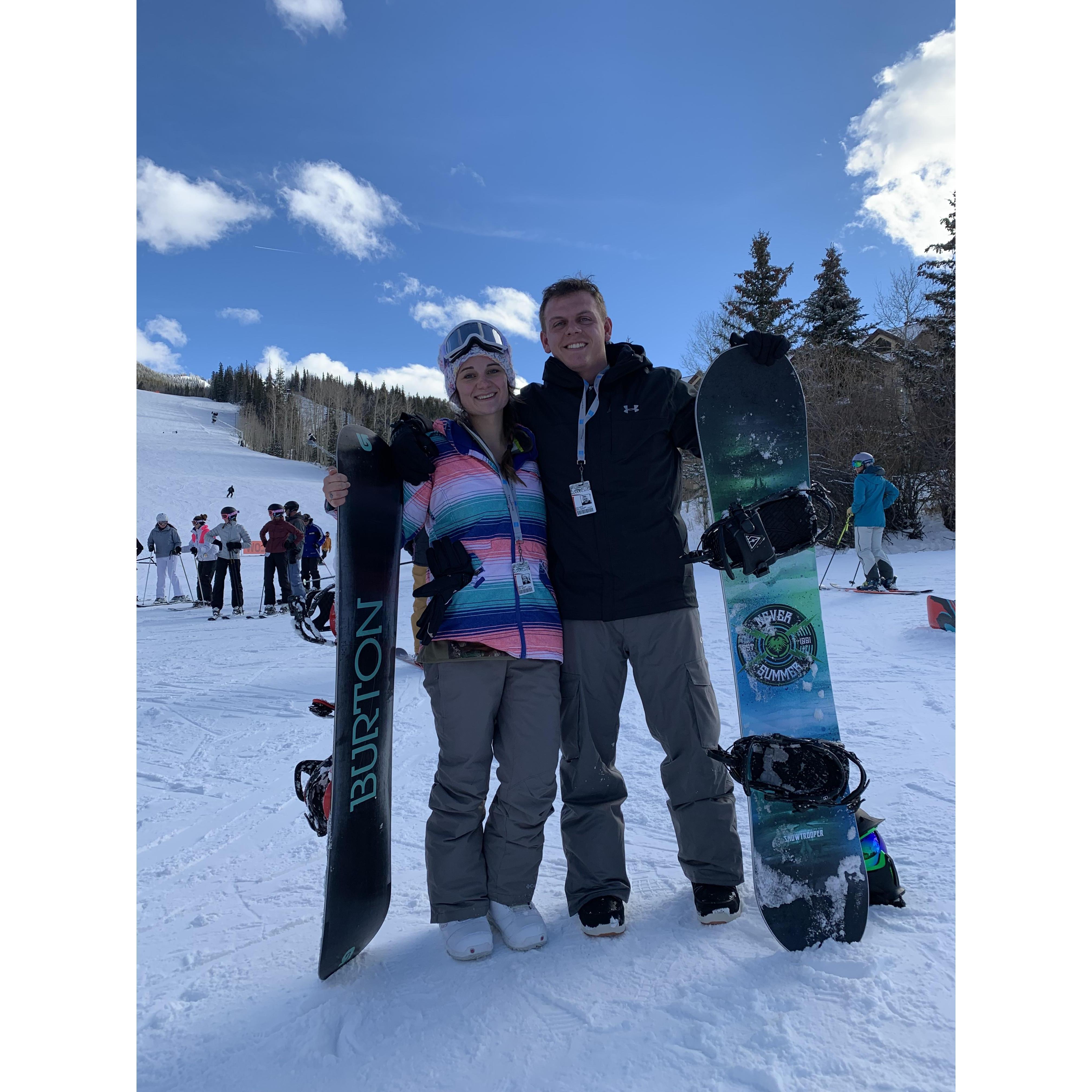 Snowboarding in Telluride!