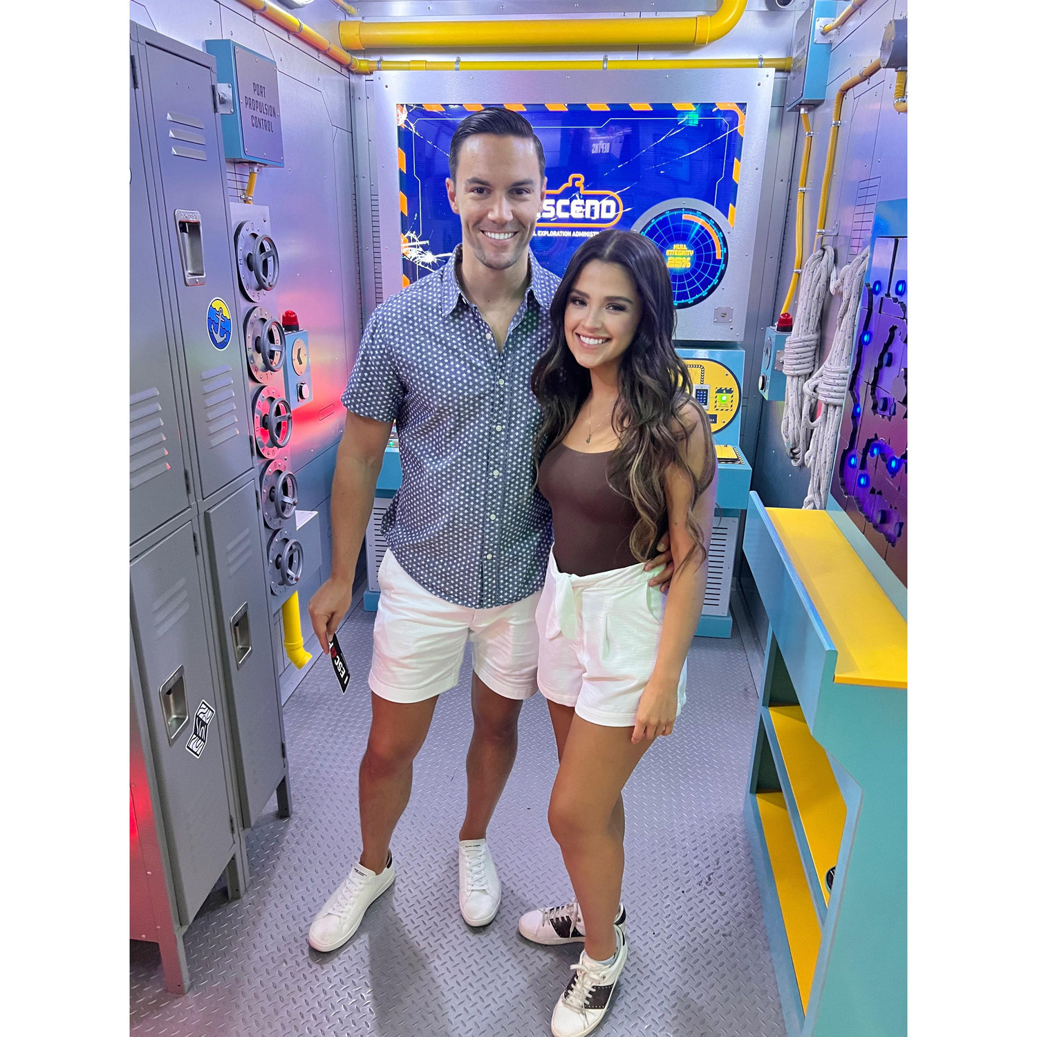 Sofia and Christopher escape room date night!
