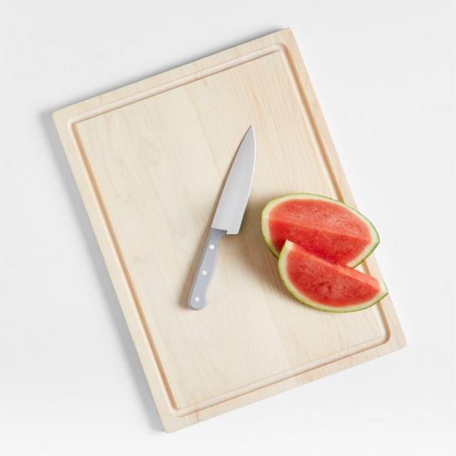 Crate & Barrel Color Maple, 20"x15"x0.75" Cutting Board