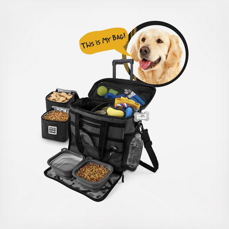 Mobile Dog Gear Rolling Week Away Bag Zola