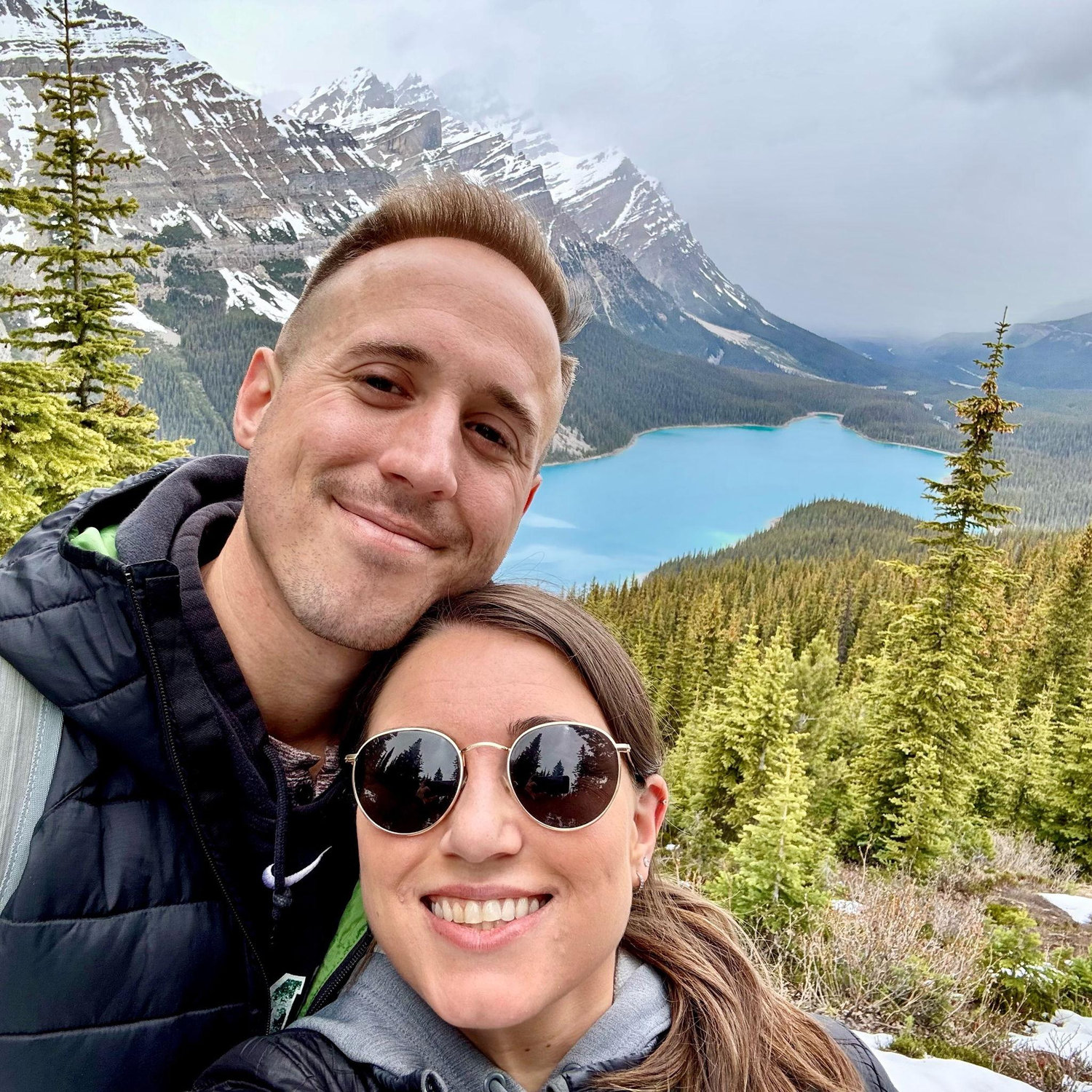 Peyto Lake, Banff National Park, Canada. Thankfully we stayed on course for this one - June 2024