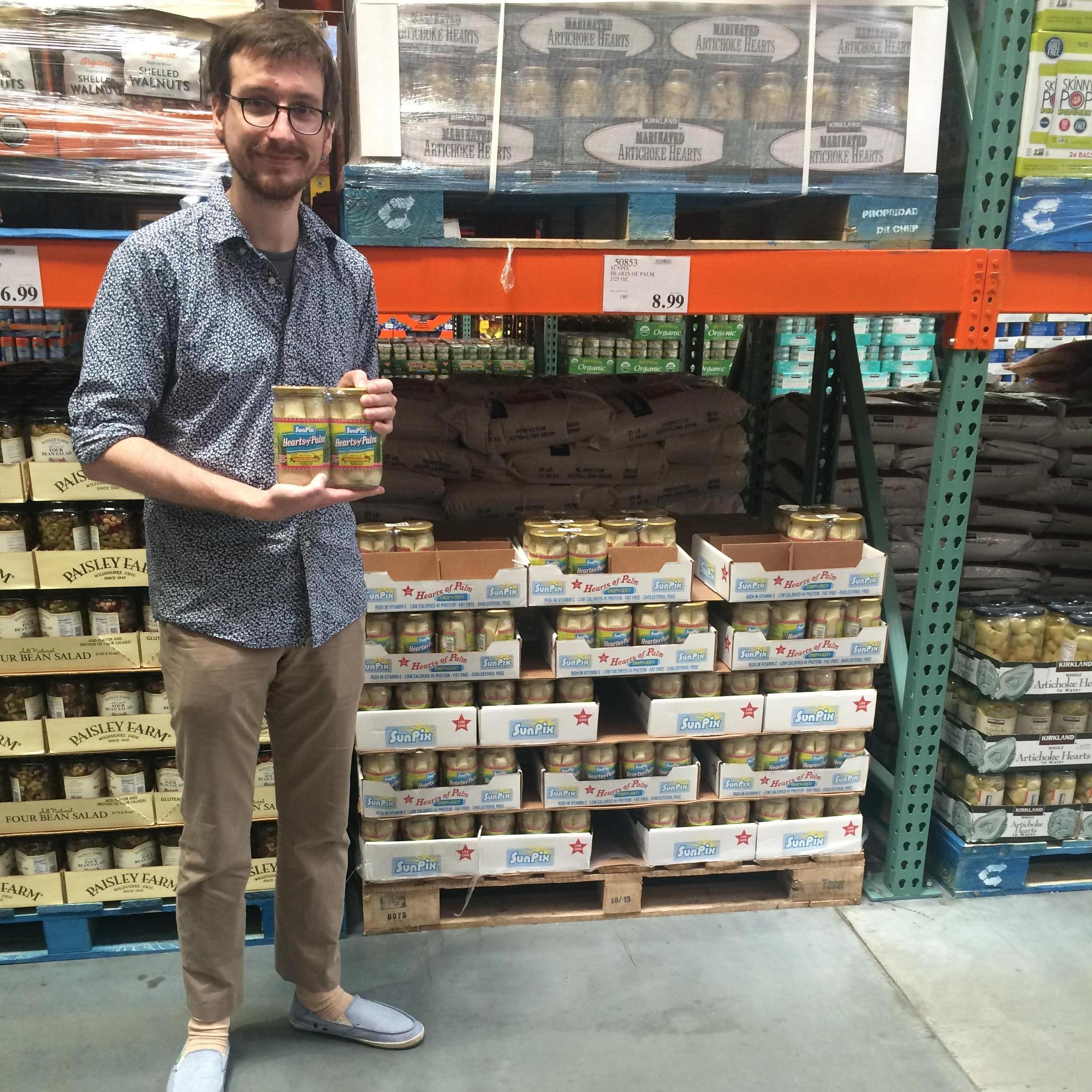 The Costco in Atlanta carried heart of palm. It was a photo-worthy moment during our first weekend there.