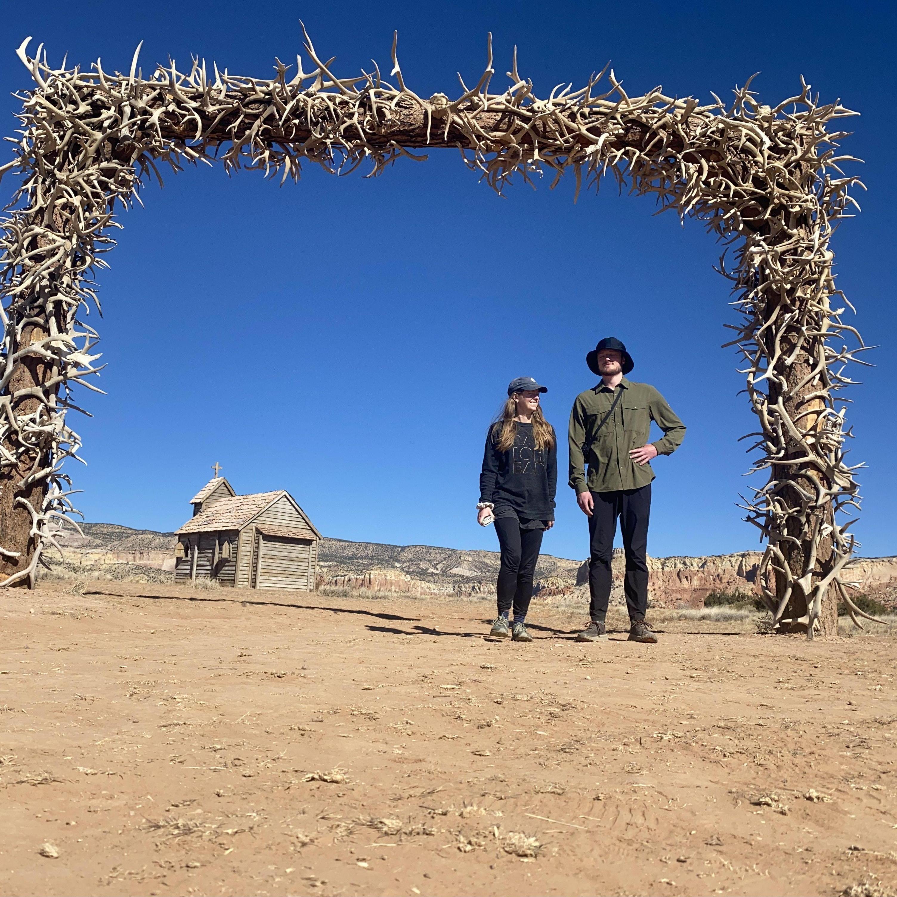 Right before the proposal at Ghost Ranch.