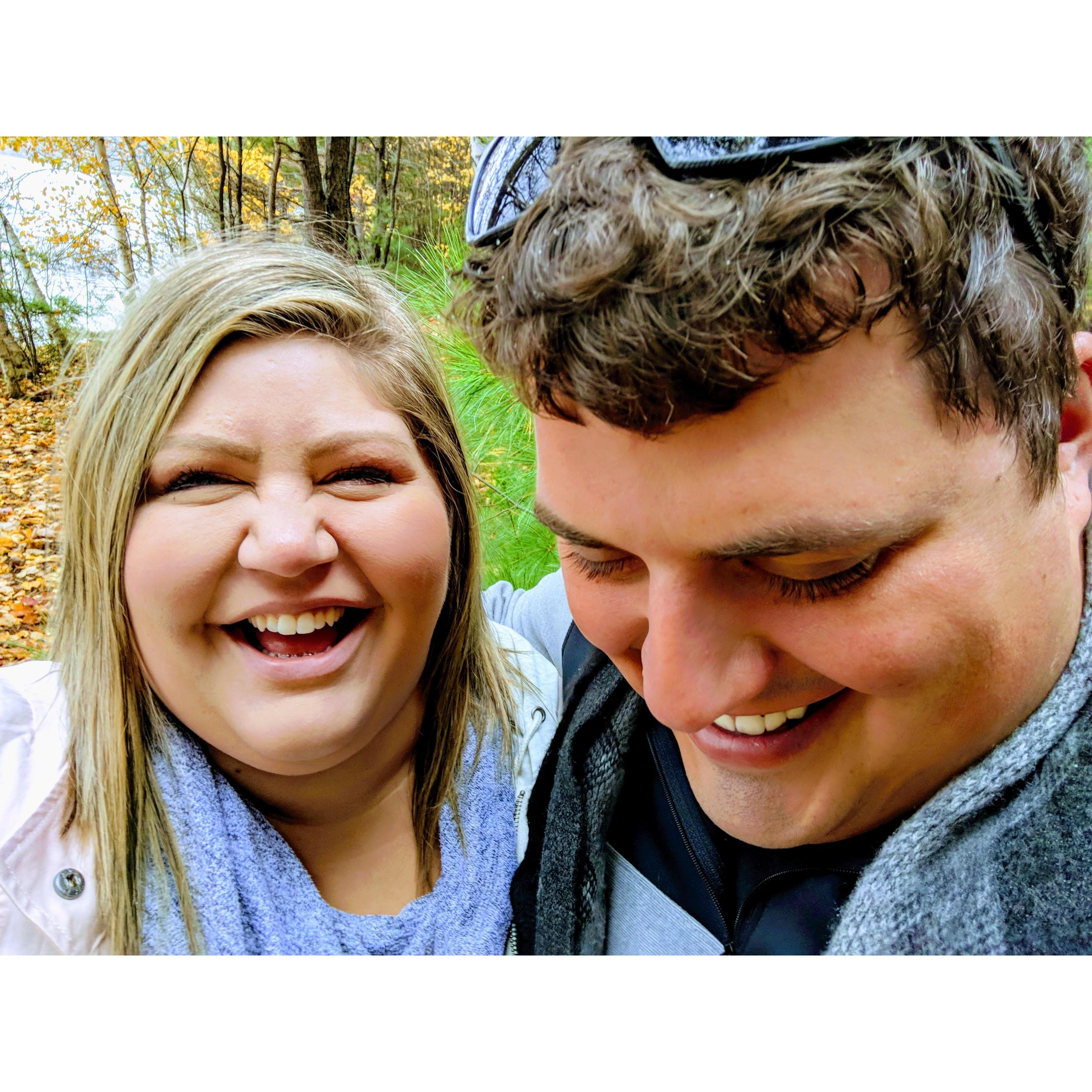 Jake's favorite photo of us together, always laughing with him by my side ❤️