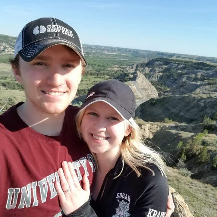 The day Kody popped the question at Theodor Roosevelt National Park! <3