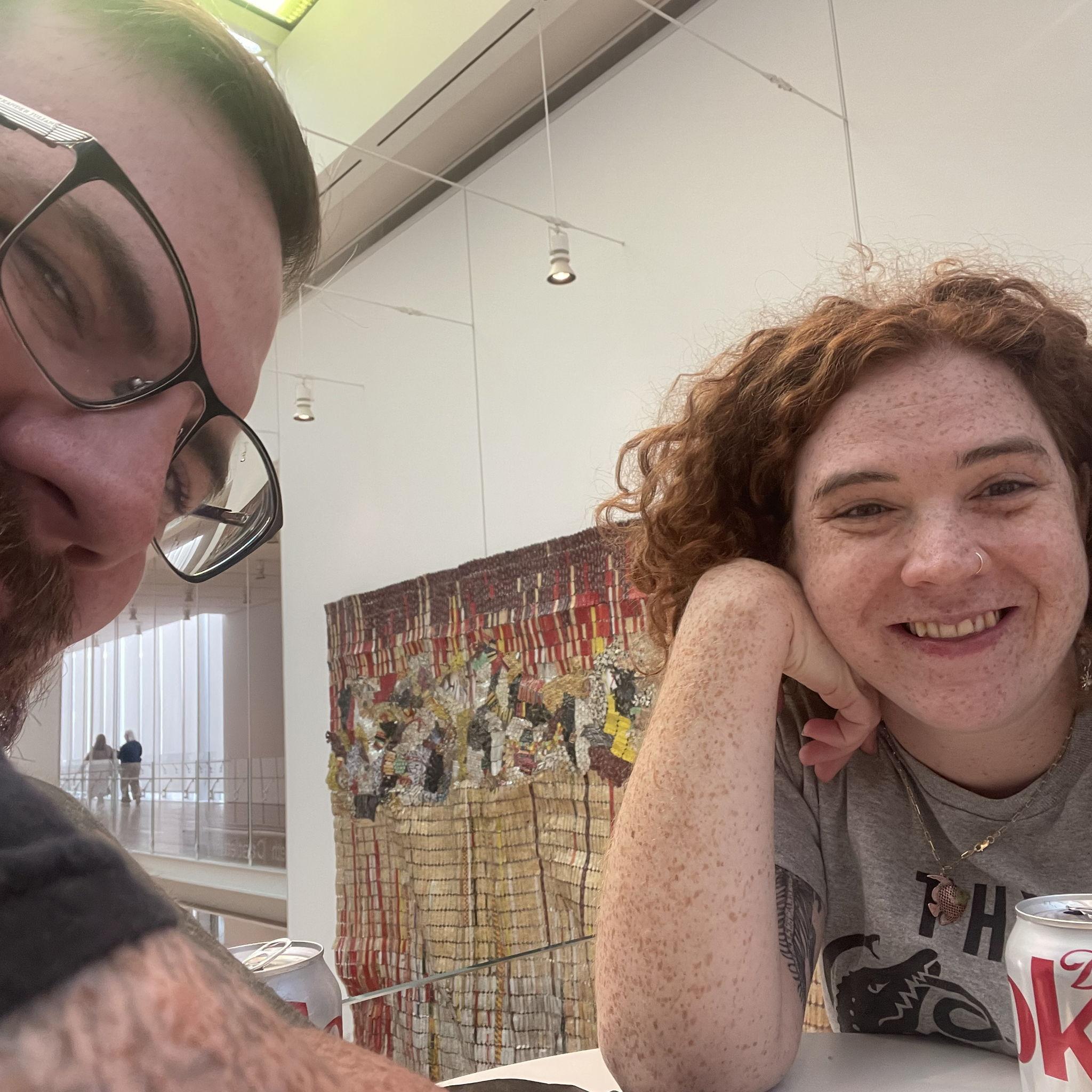 Last day in Chicago before Melinda left for Scotland, revisiting one of our earliest date spots at the Art Institute - August 2025