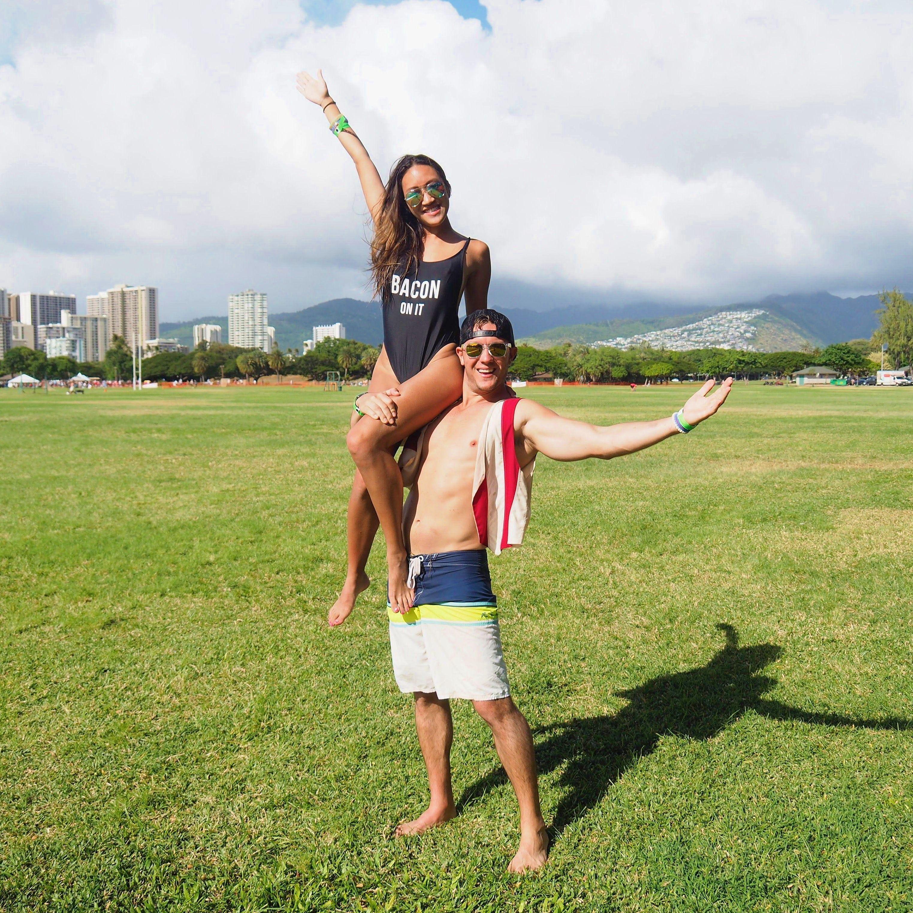 The first infamous pose moment in Hawaii 10/2016
