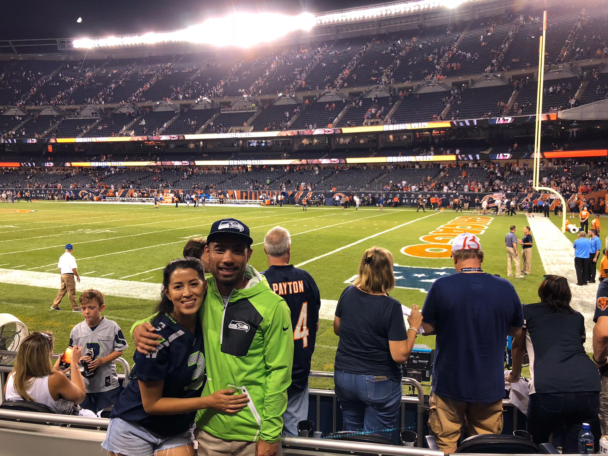 Annual trip to a Seahawks game! We should probably stop since we’re 1-4 when we travel to a game.