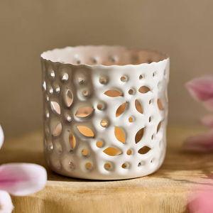 Punched Iron Votive Holder