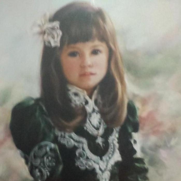 Portrait of baby Lauren