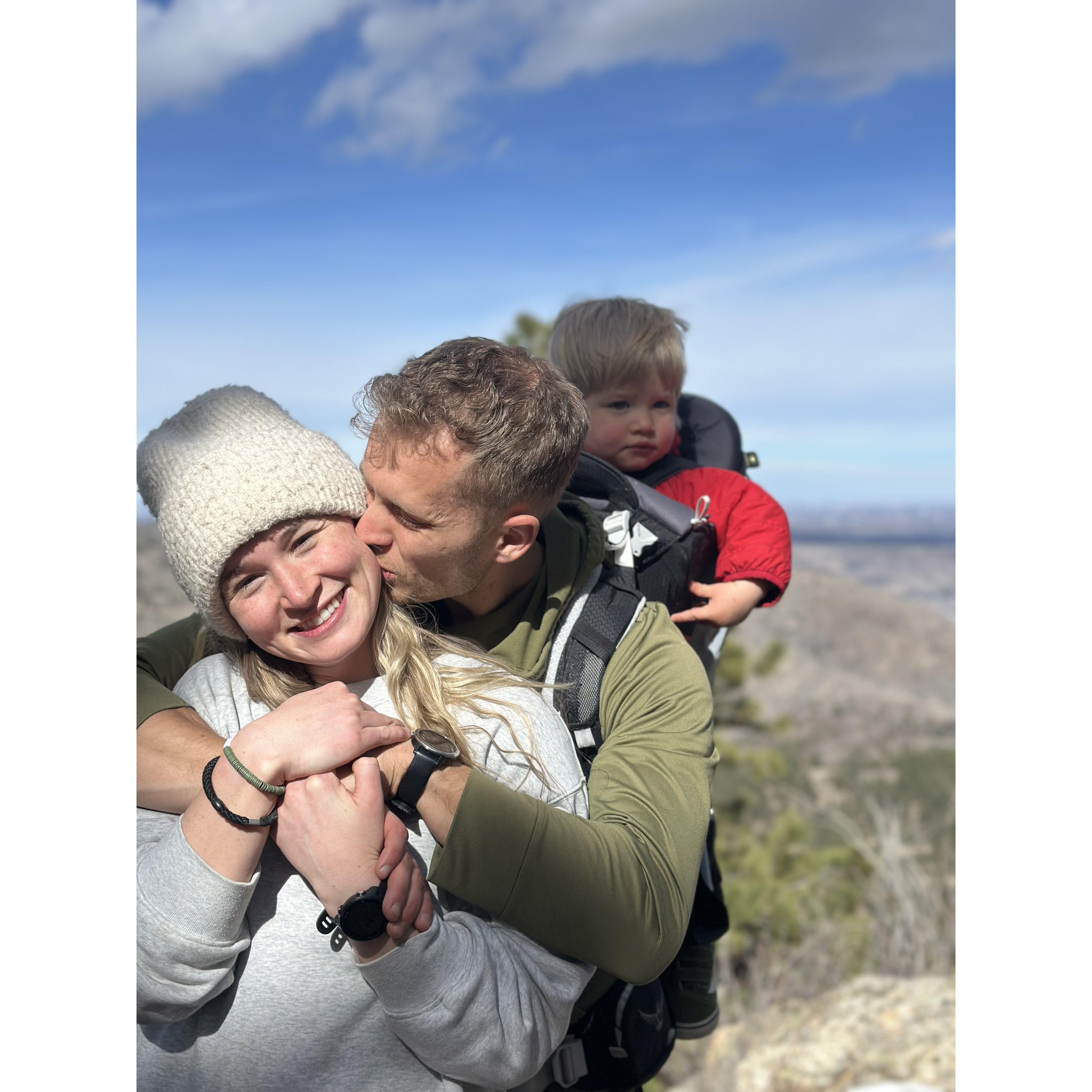 Family hikes right in our backyard!