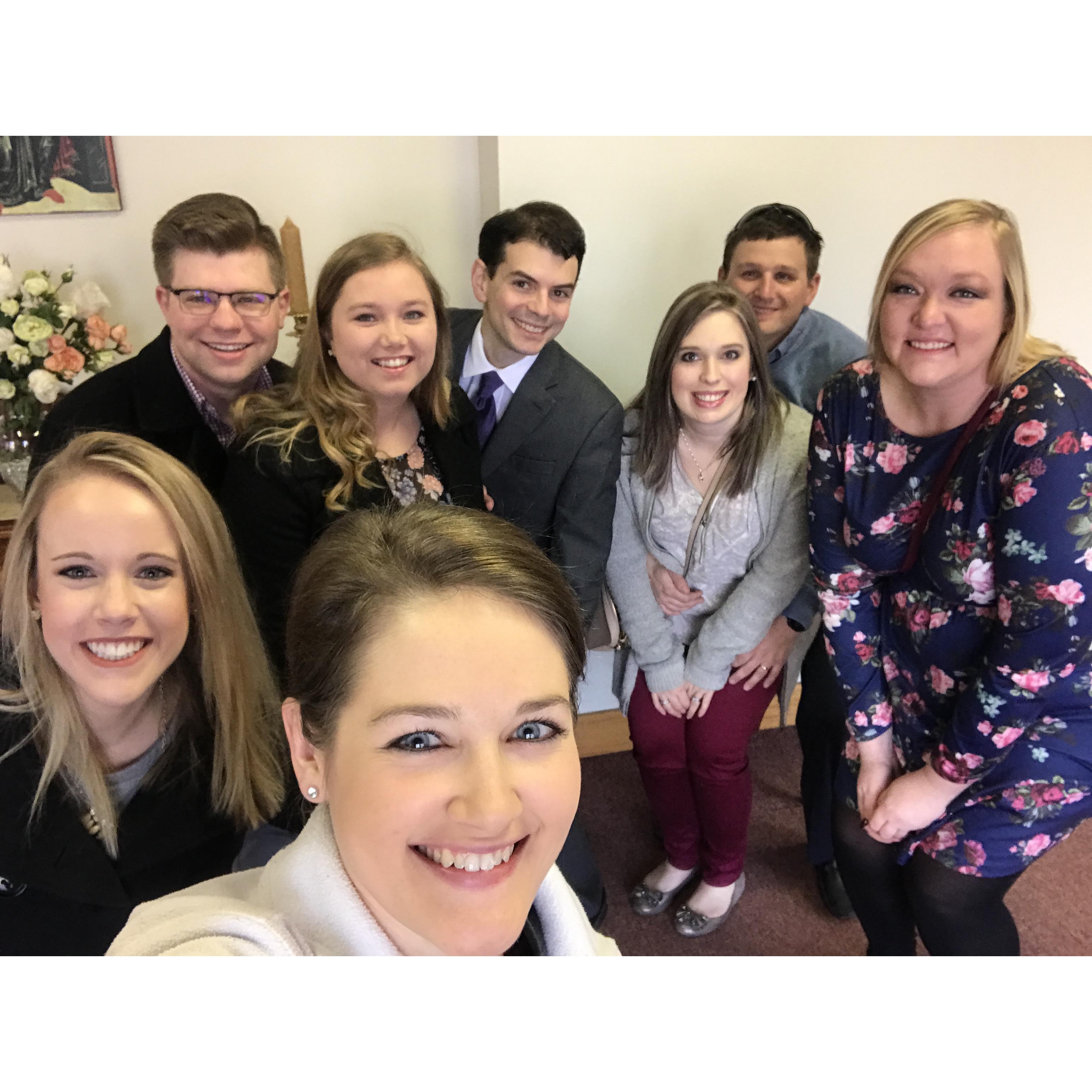 February 2019 - Wichita, Kansas - The baptismal crew