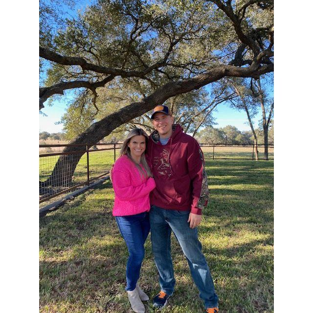 Our first picture together in TEXAS!
