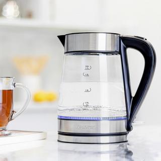 Rapid Boil Electric Kettle with Blue LED, 1.7L