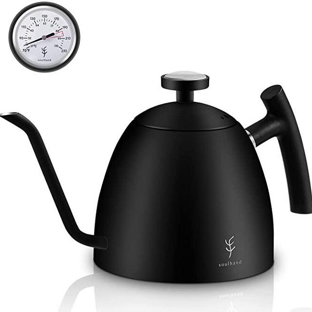 Gooseneck Stovetop Kettle with Temperate Gauges