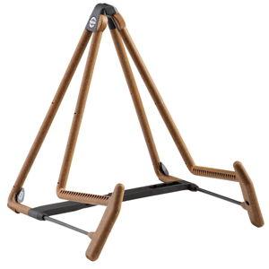 K&M König & Meyer 17580.014.95 Heli 2 Acoustic Guitar Stand | Folding A-Frame for Acoustic Guitars | Adjustable & Collapsible | Sturdy & Durable | Pro’s Choice | German Made Cork Infused Rubber