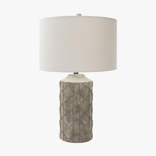 Adevon Ceramic 27" Table Lamp, Camel