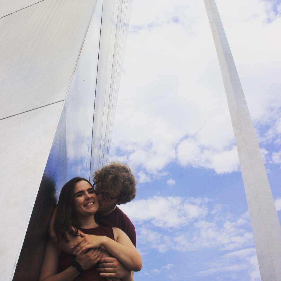 Under The Gateway Arch in St. Louis - 2018