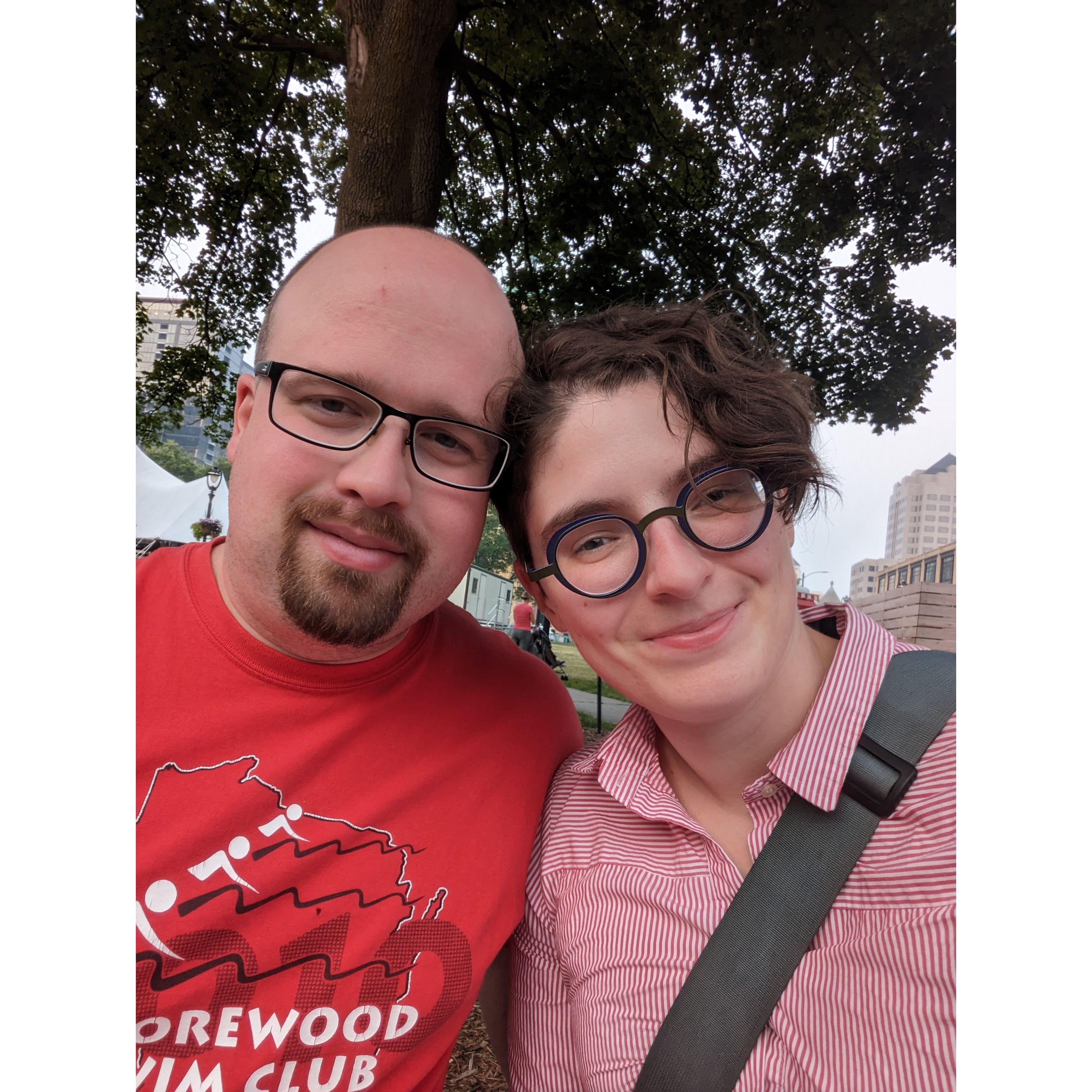 We didn't plan to match on this day. We promise.