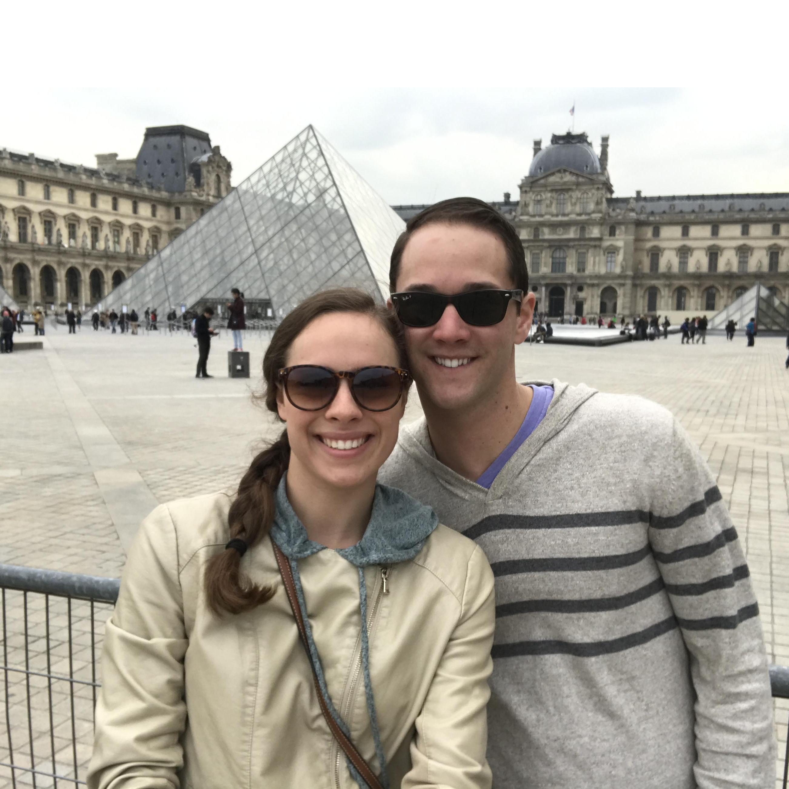 We are in Louvre! <3