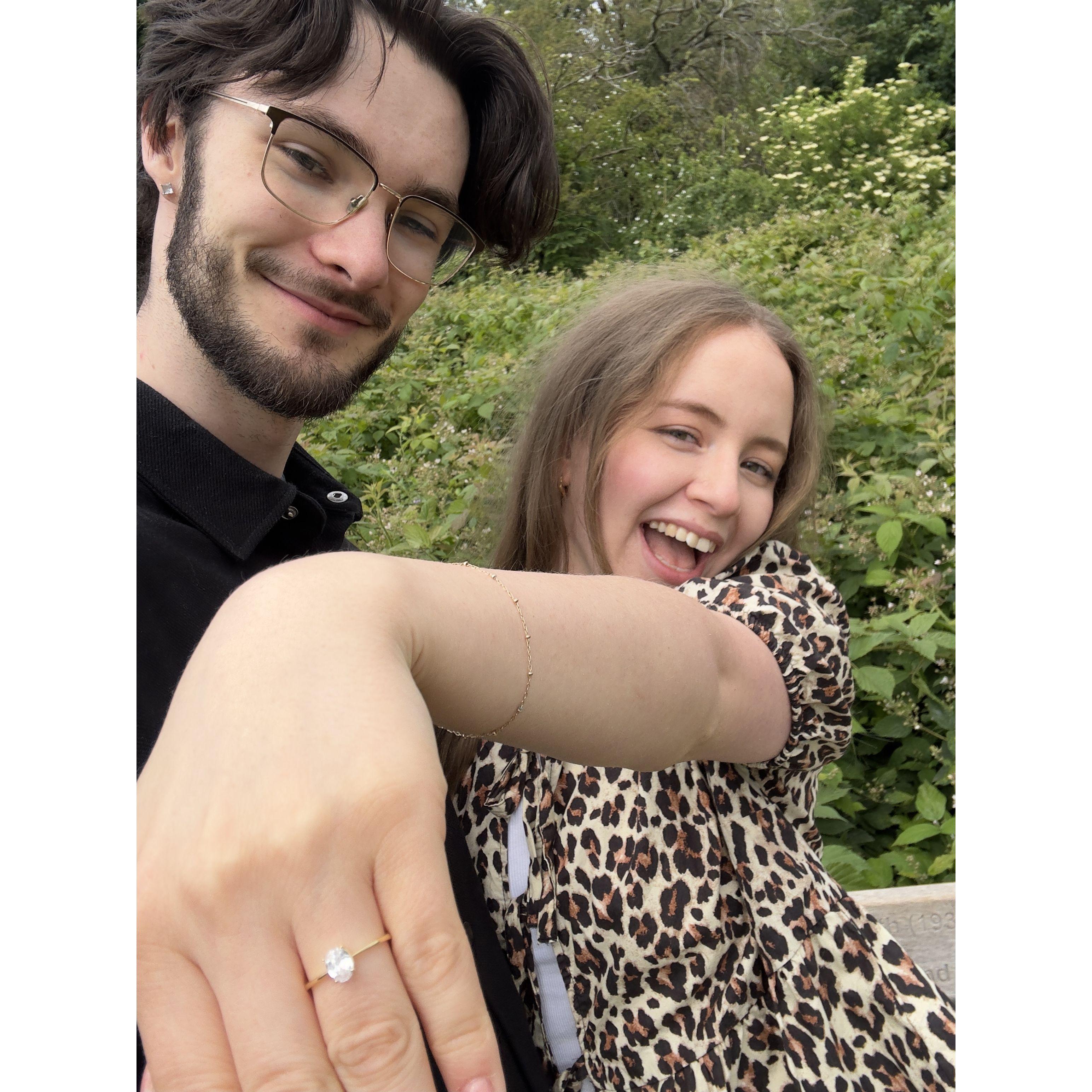 Just engaged!