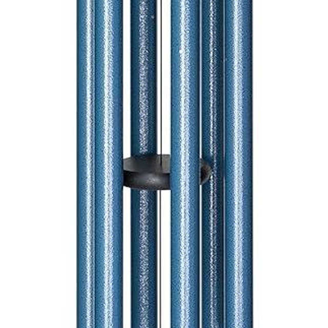 Corinthian Bells by Wind River – 44 inch Sky Blue Wind Chime for Patio, Backyard, Garden, and Outdoor Decor (Aluminum Chime) Made in The USA