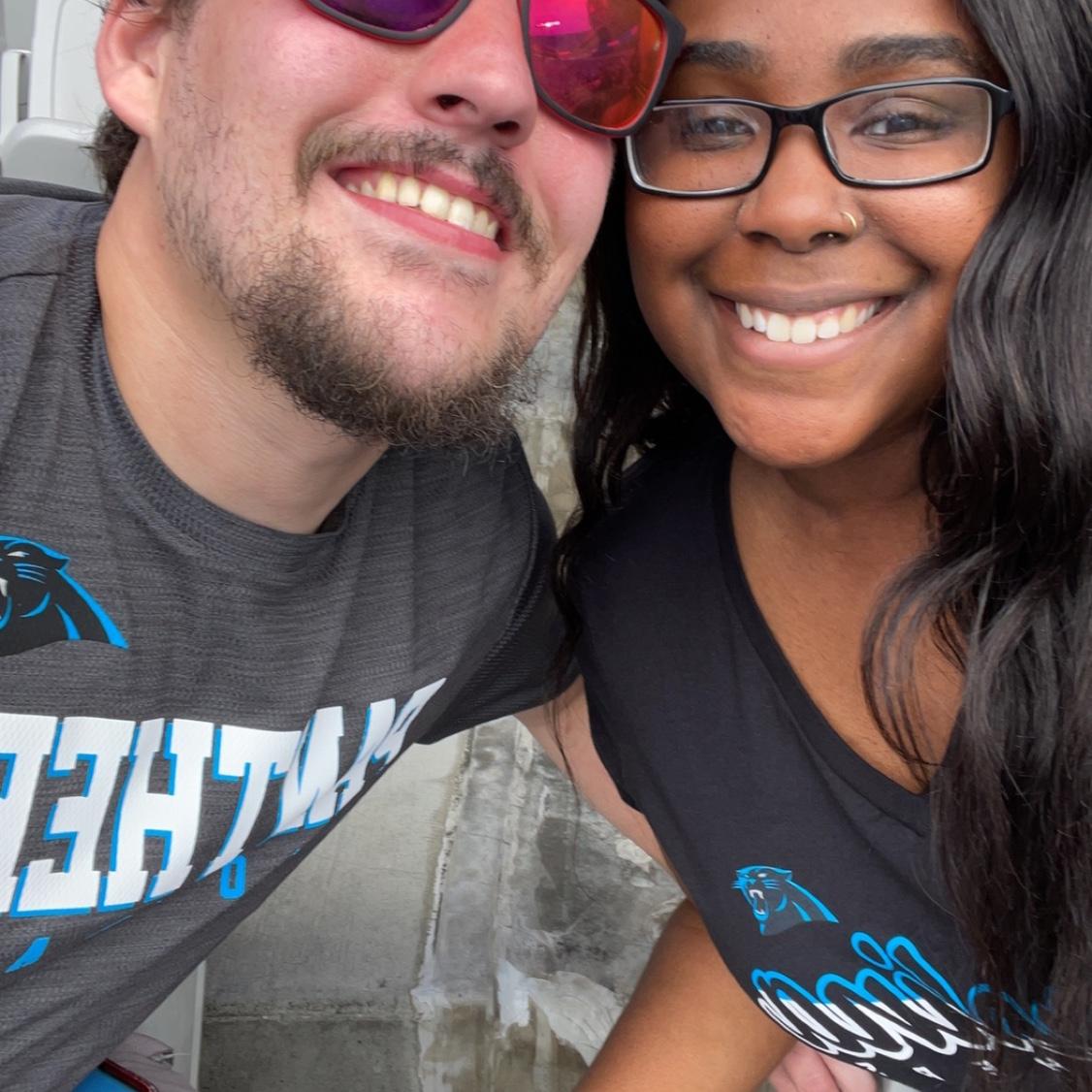 Our first Panthers game together!