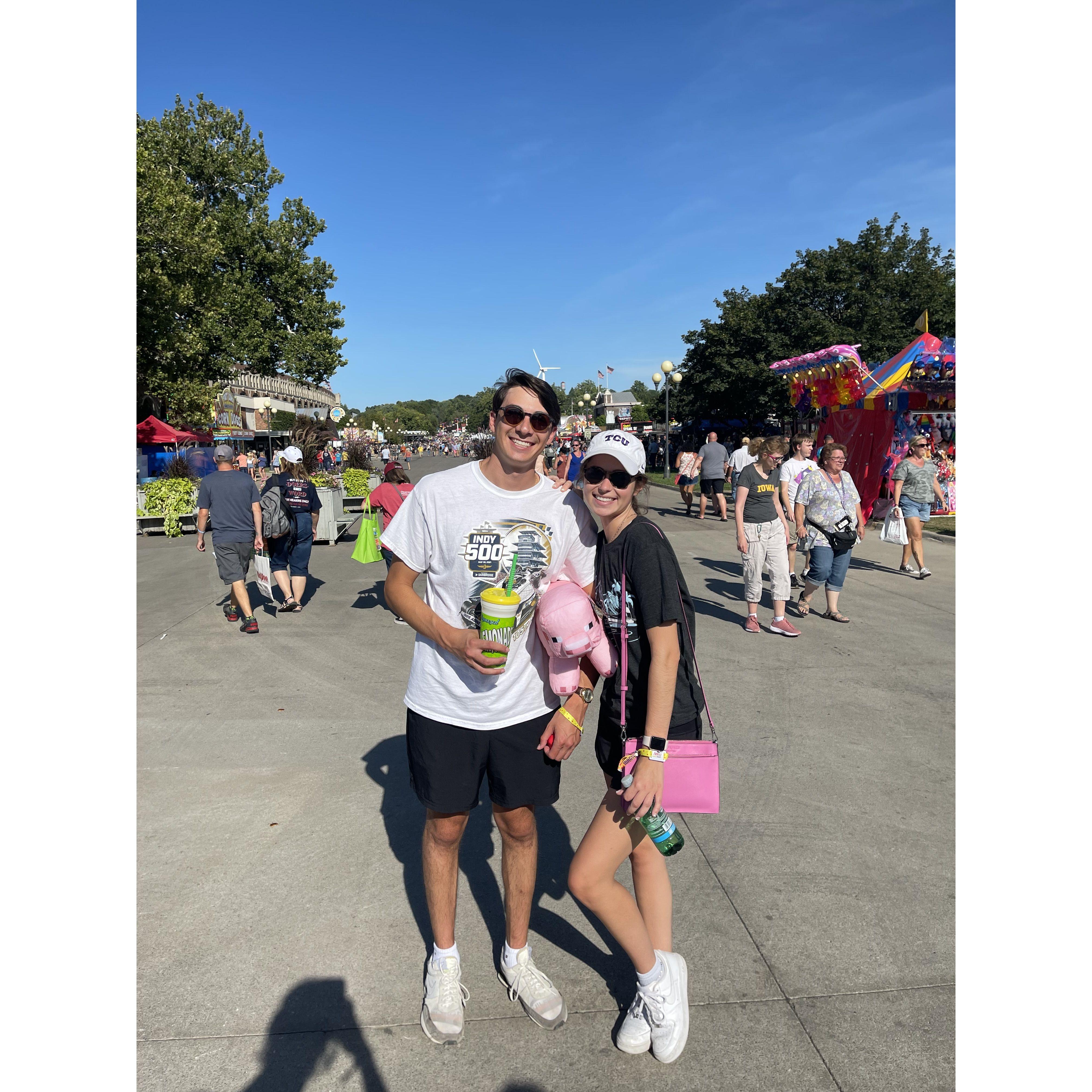 August 2021 - The Iowa state fairs is one of the most intense state fairs we have been too. Very cold beer was much needed!