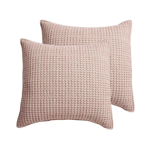 Levtex Mills Waffle 2-Pc. Sham Set, European