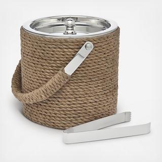 Rope Ice Bucket with Tong