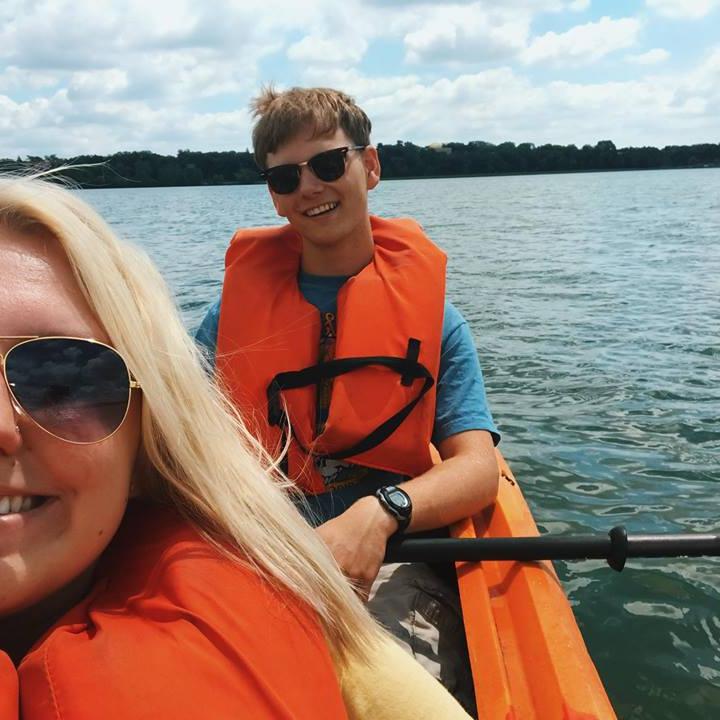 Enjoying Minnesota lakes in 2018 (our first summer together)!