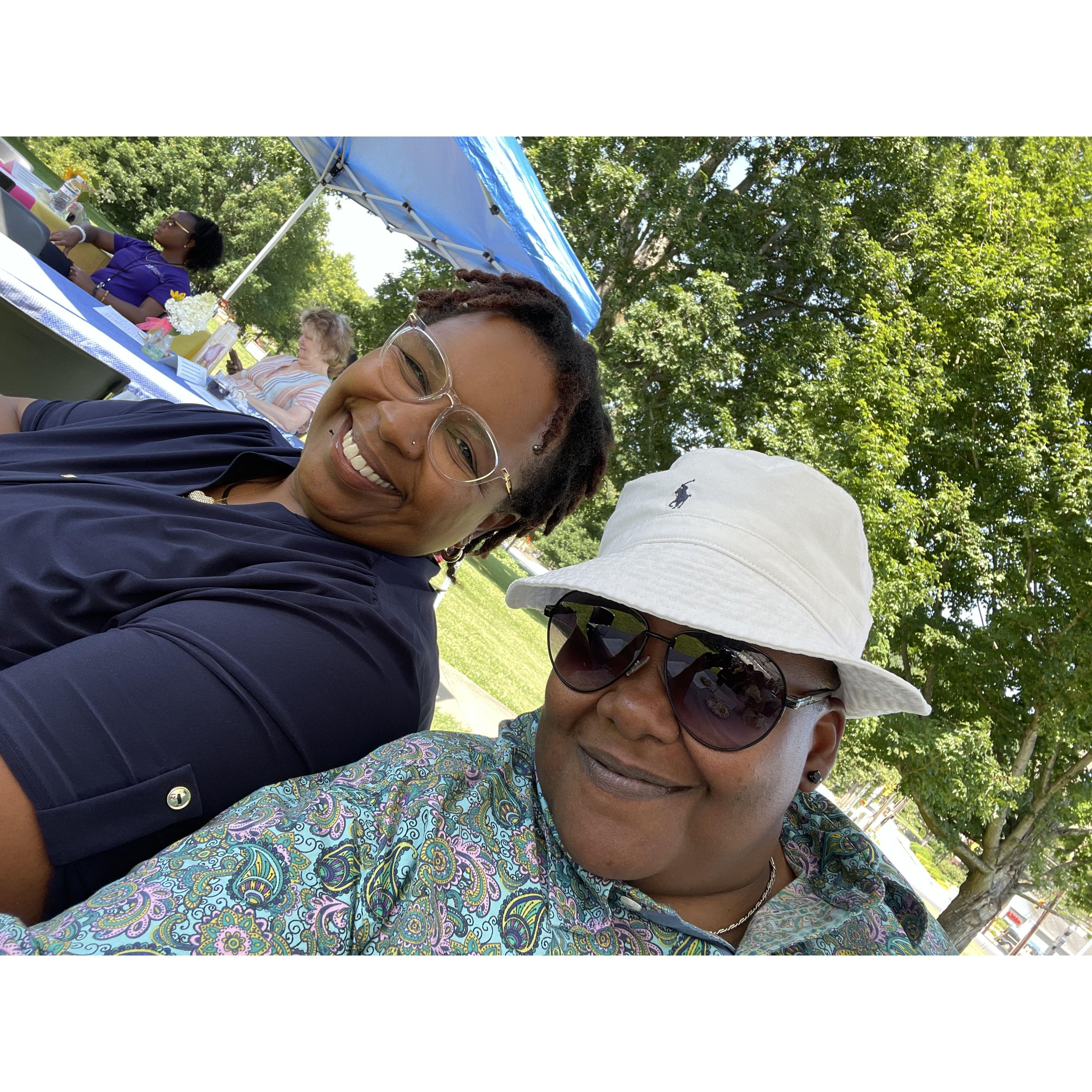 The first time I asked Trina to attend a church event, she said yes! She loves the Lord and I love her for that! She hasn't stopped going! GCPC!