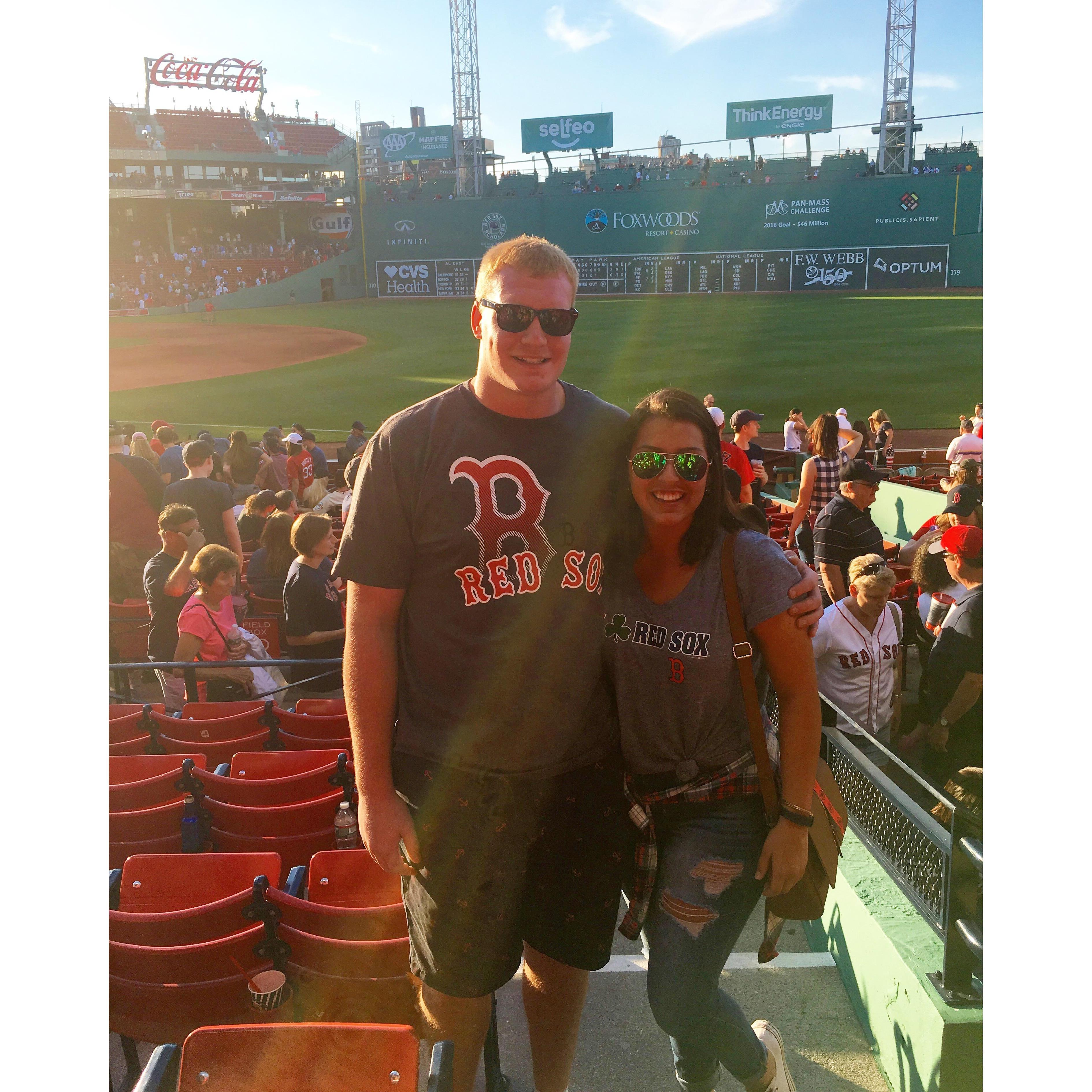 Josh's Graduation Present, Red Sox tickets!