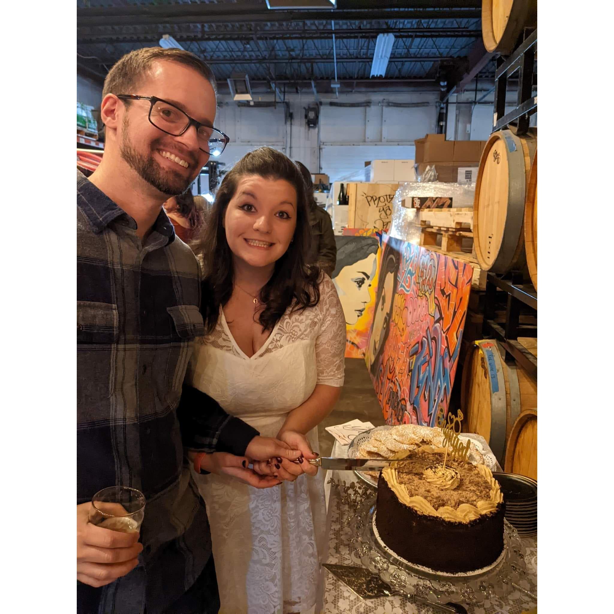 Our engagement party <3