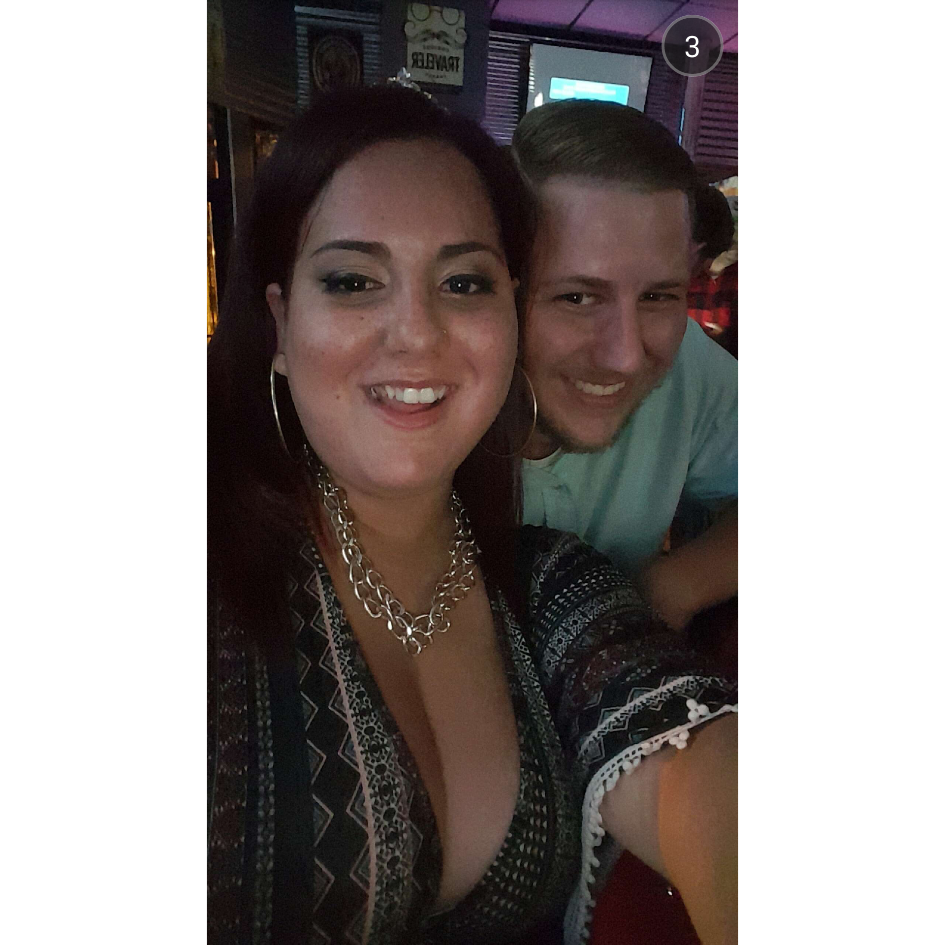 After our 1st kiss. July 26th, 2015.