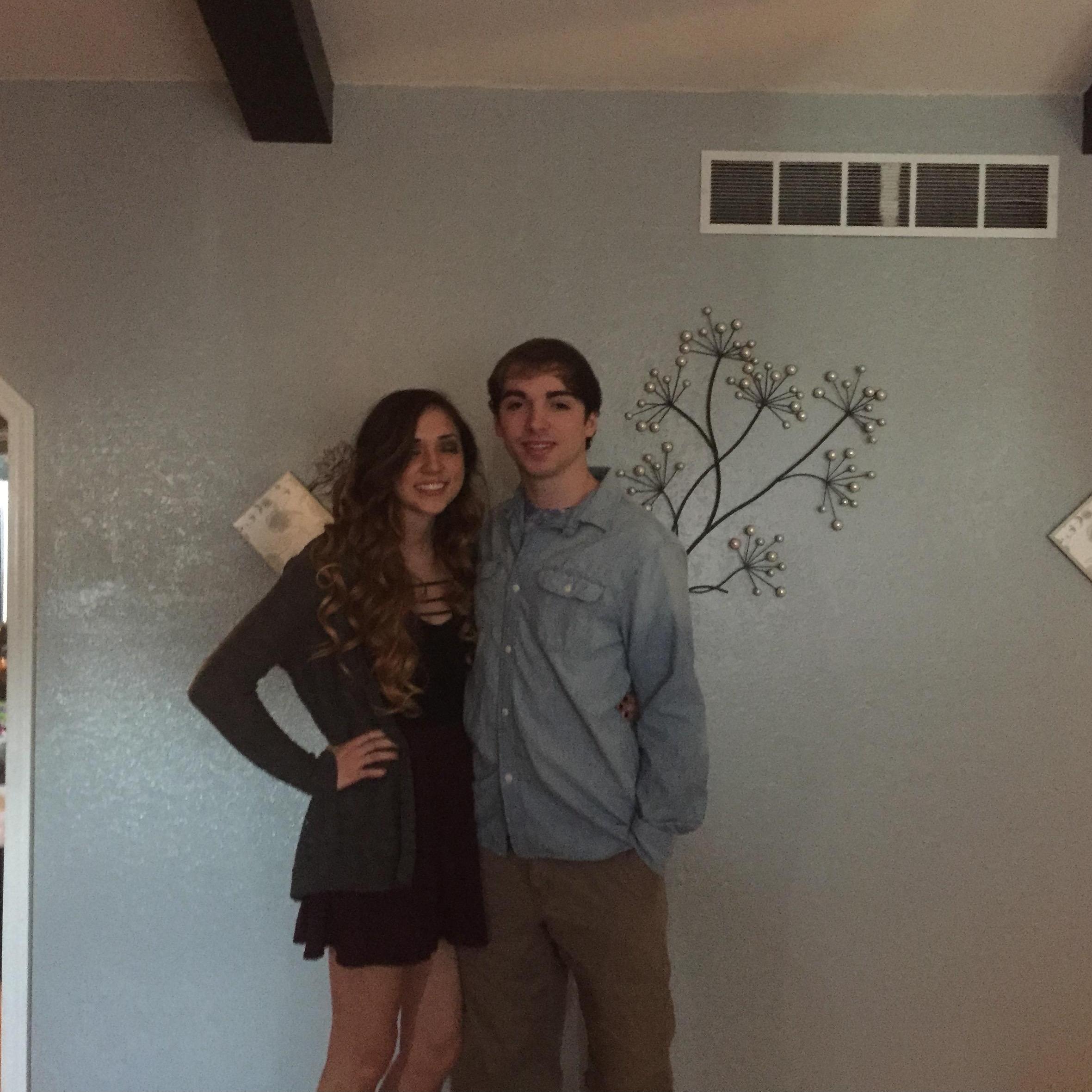 Our first picture we ever took together!