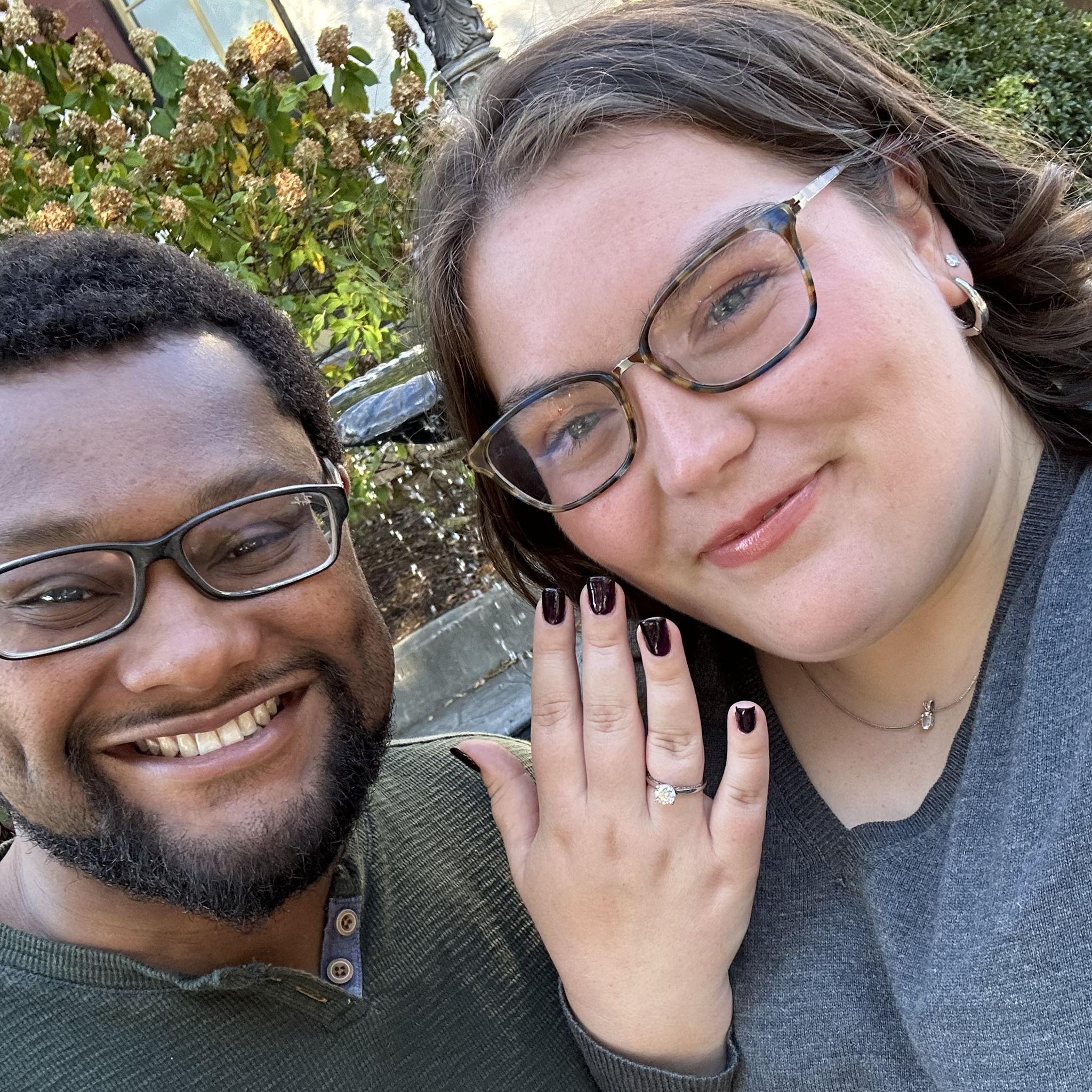 The day we got engaged!