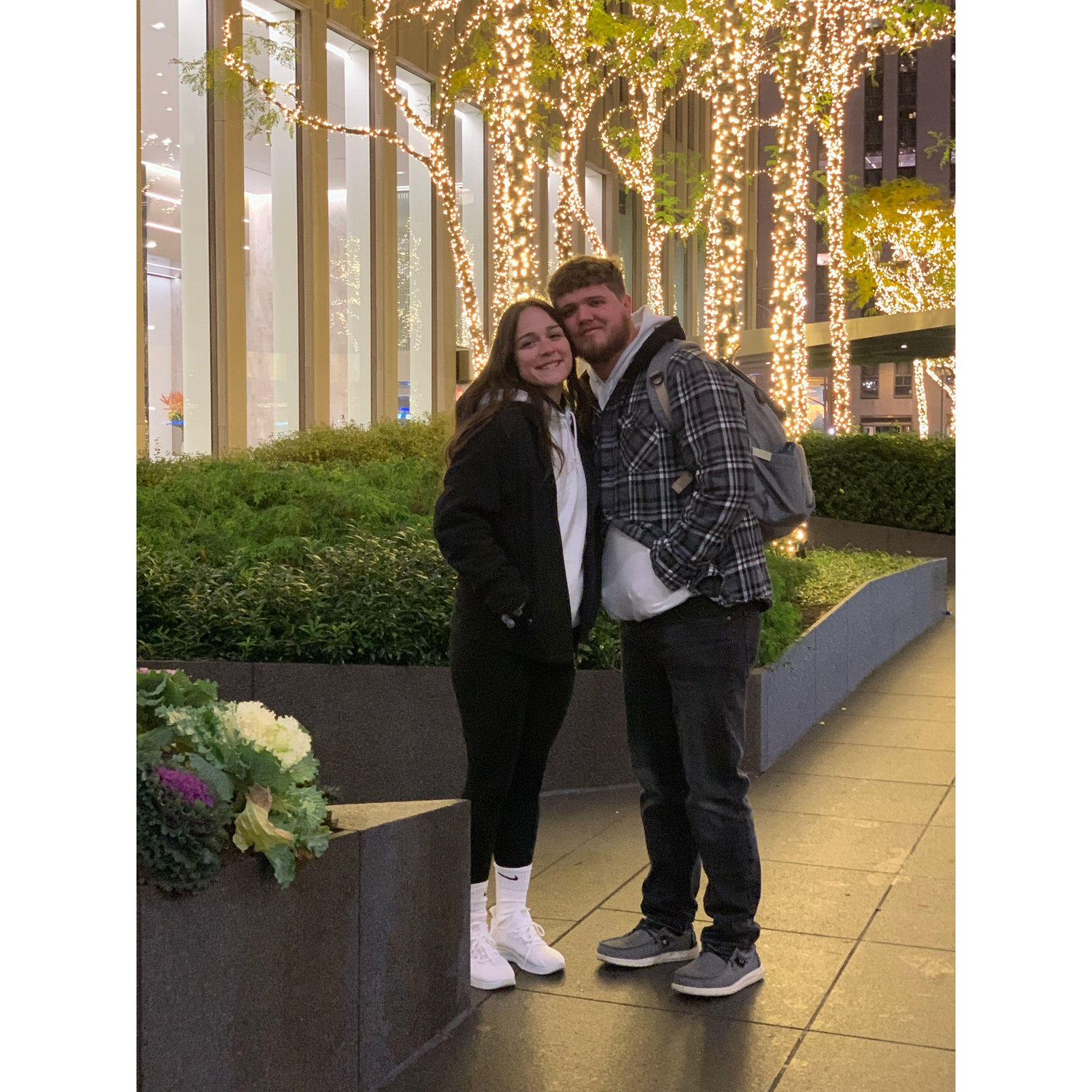 Our first time in New York.