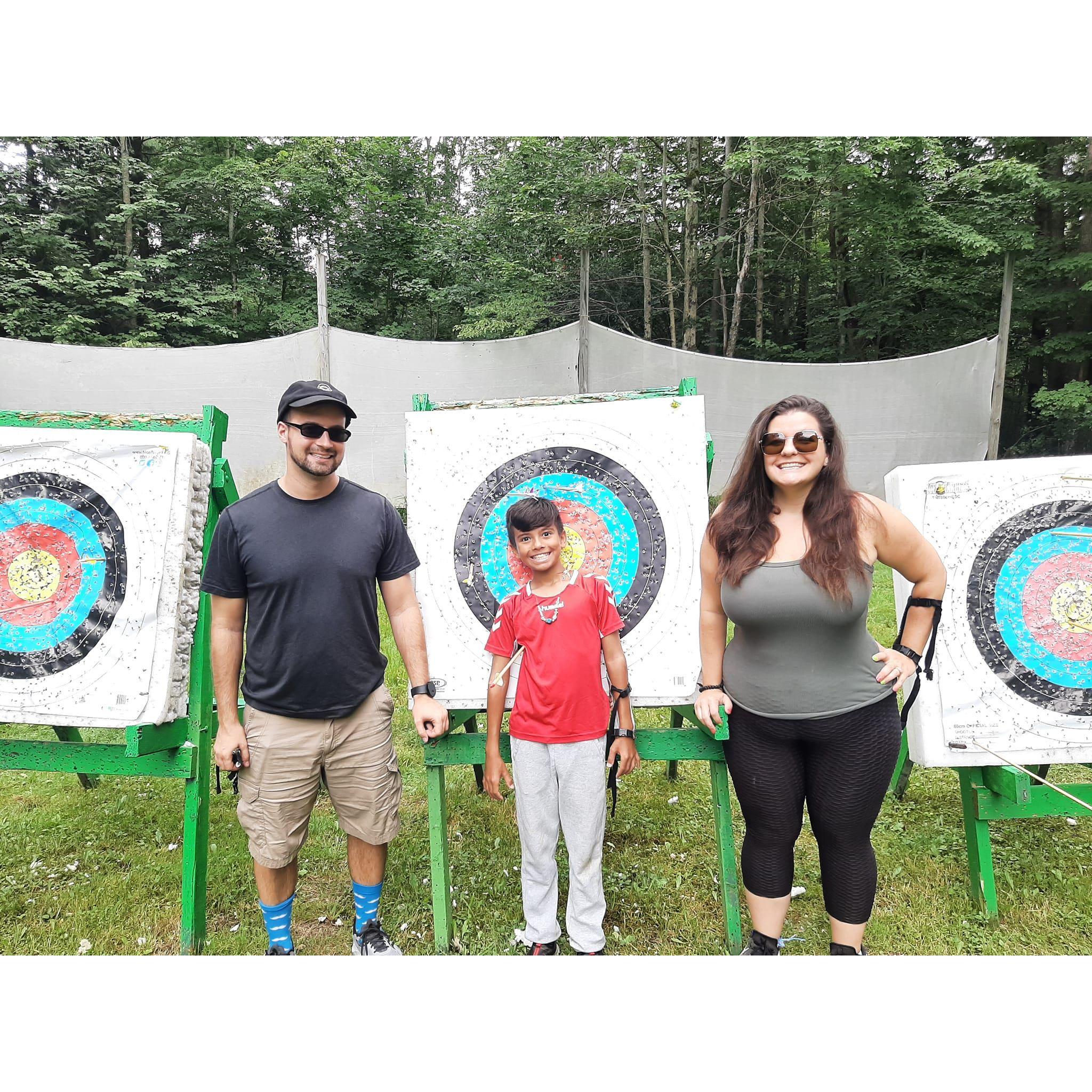 Archery - one of our new favorite hobbies!