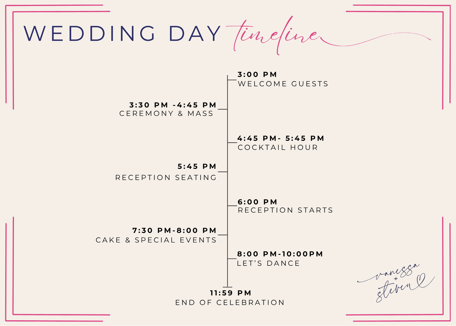 The Wedding Website of Steven Bailon and Vanessa Sanchez
