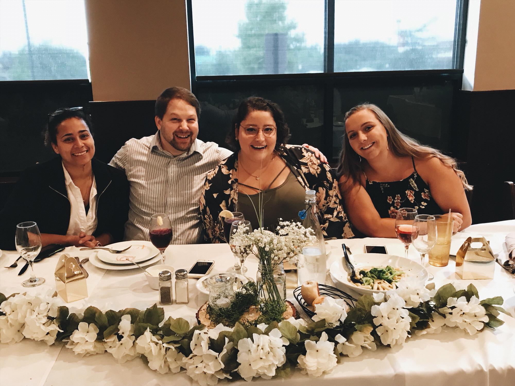 Thank you to everyone who came to our beautiful shower. It was absolutely amazing and so full of love. 55 days left!
