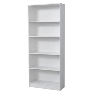 Hampton Bay White 5-Shelf Bookcase-THD90004.1a.OF - The Home Depot