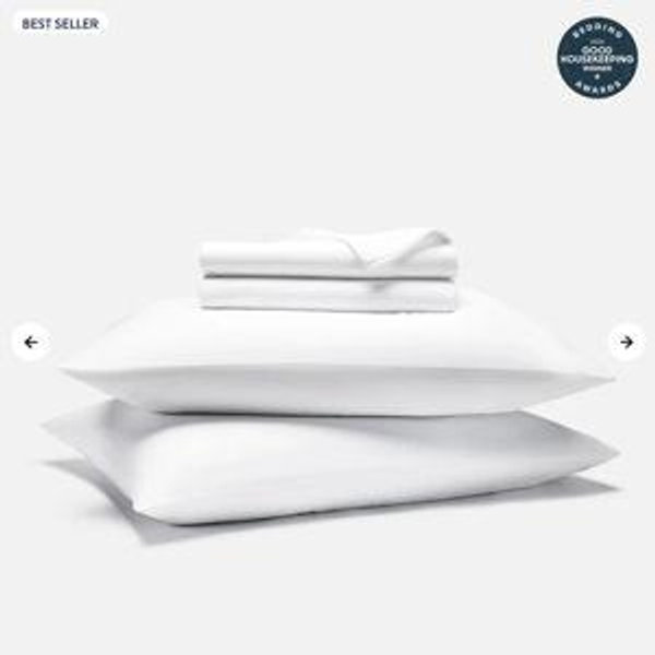 Luxe Sateen Core Sheet Set- Solid White, King