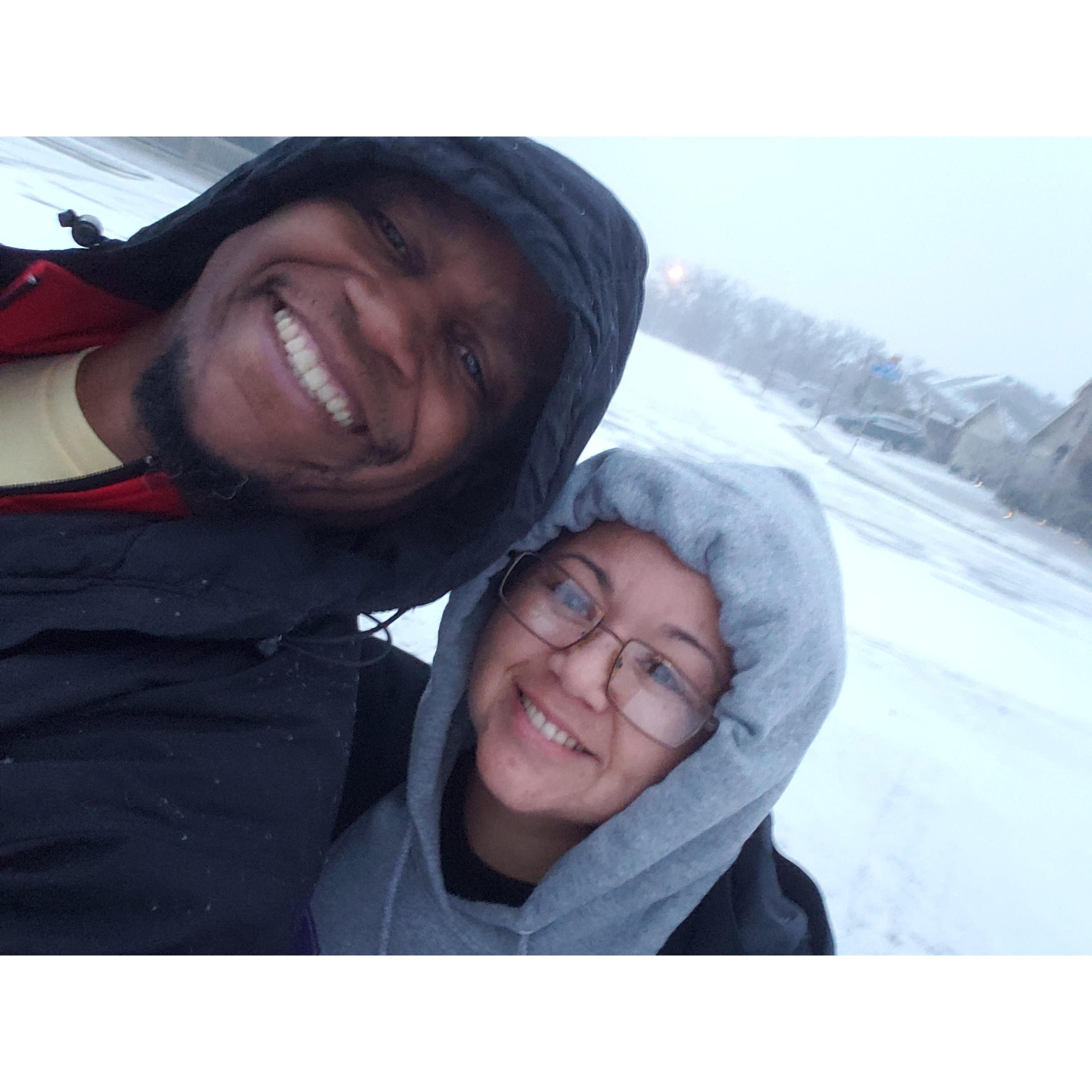 We will go anywhere together... rain, wind, or snow.