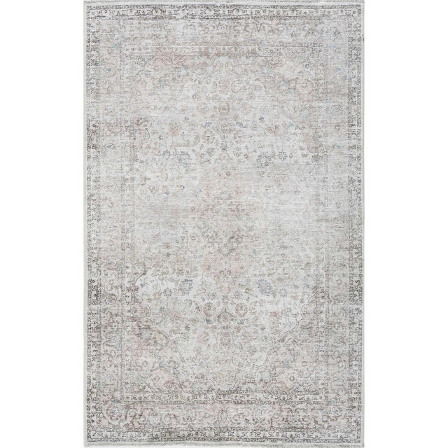 Hauteloom Rectangle Area Rug Beige