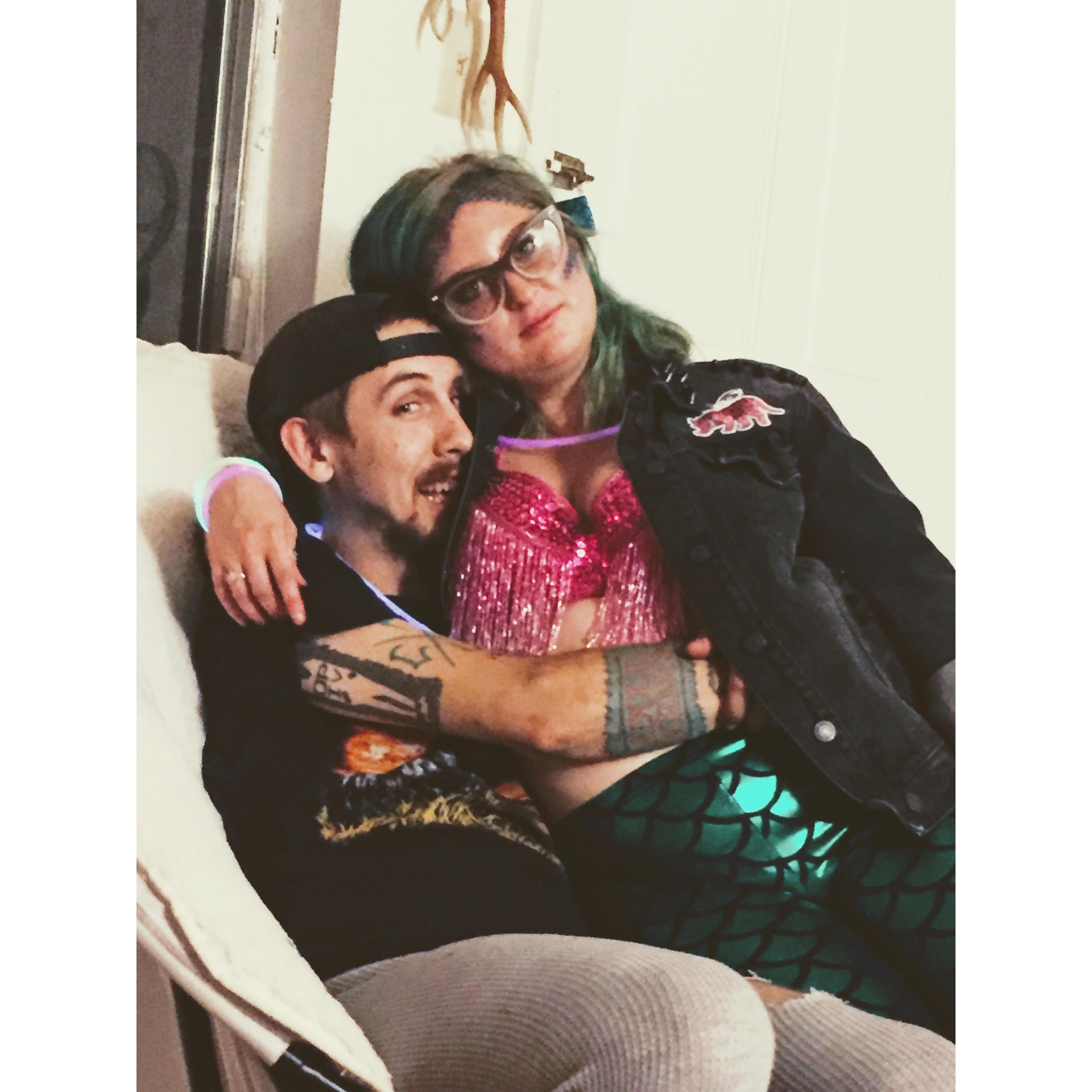 Charlie Kelly and a Mermaid