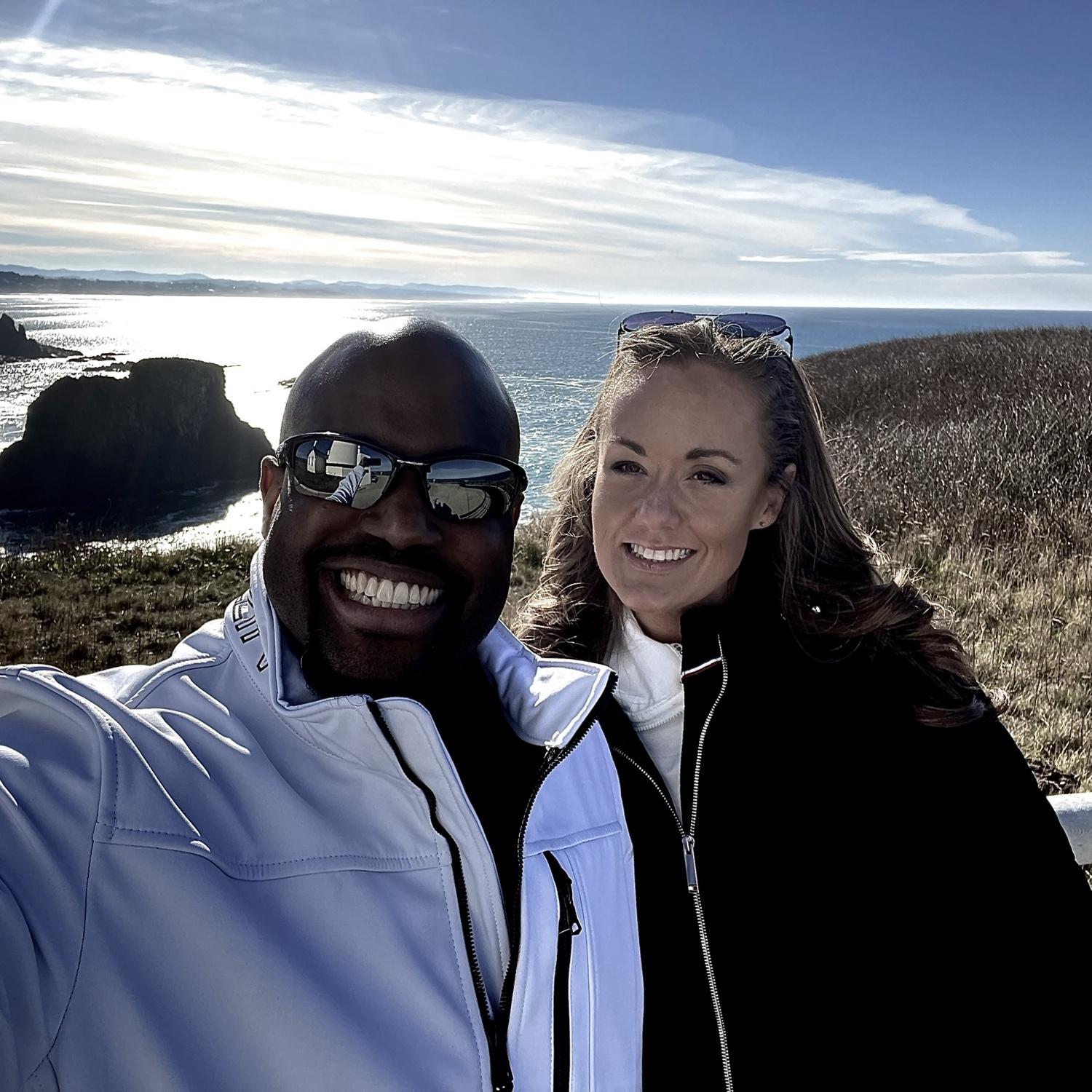 Justin’s first trip to the coast.