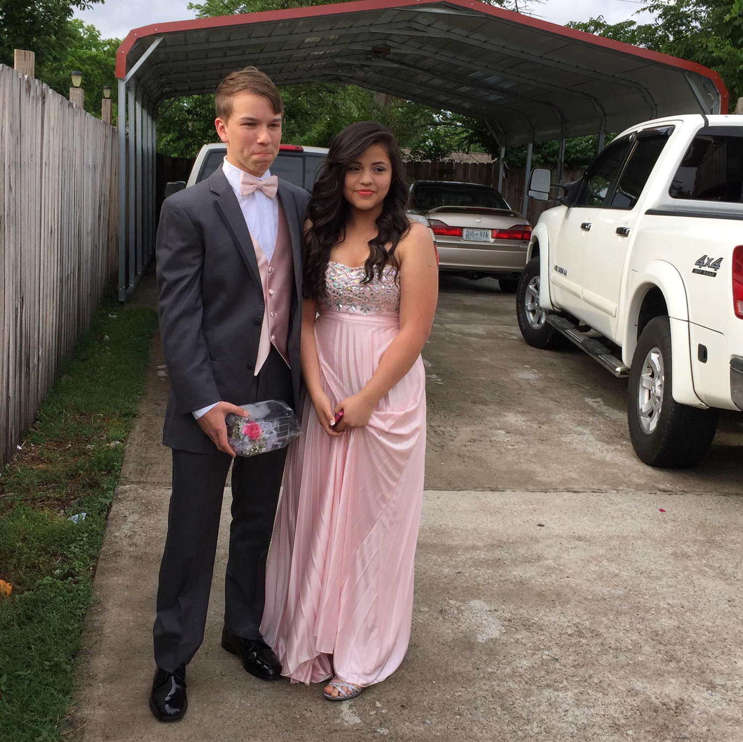 8th grade prom together :)