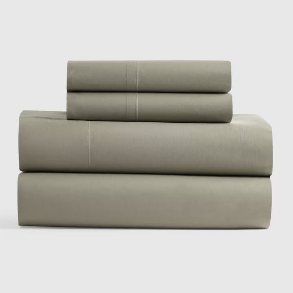 Organic Crisp Percale Sheet Set